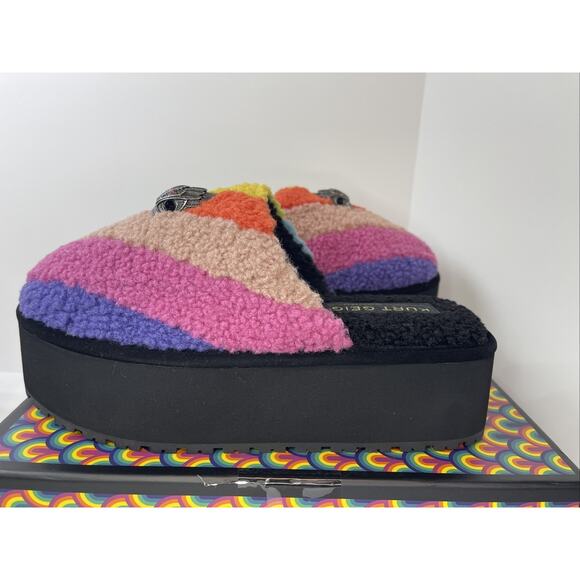 Kurt Geiger Platform Rainbow House Slipper Women’s 8.5 With Box - Picture 2 of 10